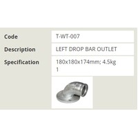 T-WT-007 - Water Truck Leaf Drop Bar Outlet